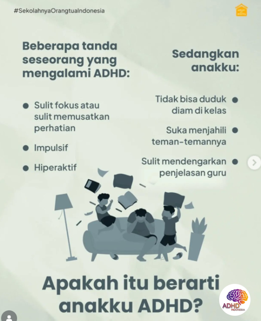 Ciri dan Gejala ADHD pada Anak Usia Dini di Kabupaten Bengkayang